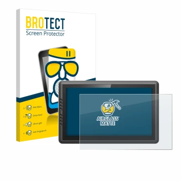 Front side of a product packaging with the brand logo BROTECT. Next to it is the device XP-Pen Artist 16 Pro 15.6