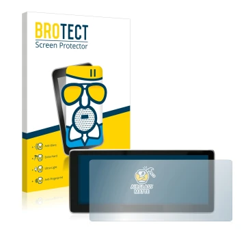 Front side of a product packaging with the brand logo BROTECT. Next to it is the device Mercedes-Benz E-Class W212 2009-2014 N