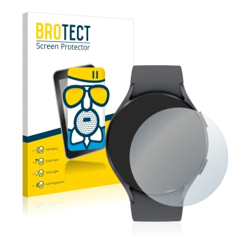 Front side of a product packaging with the brand logo BROTECT. Next to it is the device Garmin Fenix 6S Pro shown with the cor