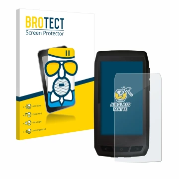 Front side of a product packaging with the brand logo BROTECT. Next to it is the device Ciclo Navic 400 shown with the corresp