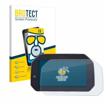 Front side of a product packaging with the brand logo BROTECT. Next to it is the device BMW R1200GS LC 2013-2019 Connectivity 