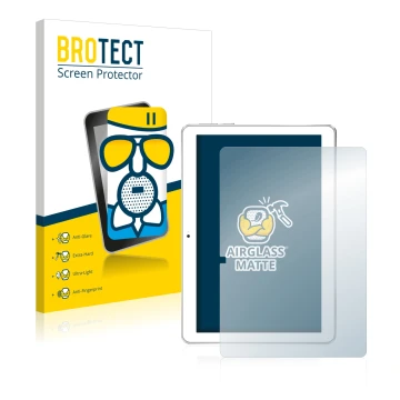 Front side of a product packaging with the brand logo BROTECT. Next to it is the device Toscido X108 10