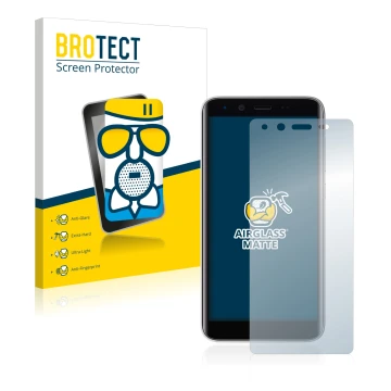 Front side of a product packaging with the brand logo BROTECT. Next to it is the device Emporia Smart 3 mini shown with the co