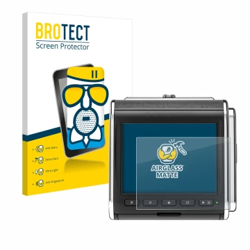 Front side of a product packaging with the brand logo BROTECT. Next to it is the device Hasselblad CFV II-2 50C 907X shown wit