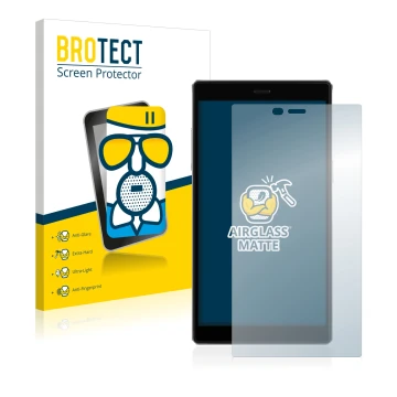 Front side of a product packaging with the brand logo BROTECT. Next to it is the device GlocalMe G4 Pro shown with the corresp
