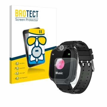 Front side of a product packaging with the brand logo BROTECT. Next to it is the device Pthtechus S12 shown with the correspon