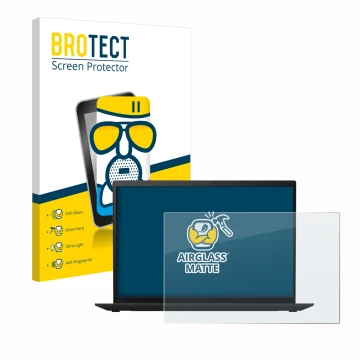 Front side of a product packaging with the brand logo BROTECT. Next to it is the device Lenovo ThinkPad X1 Carbon (9th Gen.) s