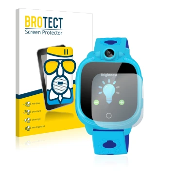 Front side of a product packaging with the brand logo BROTECT. Next to it is the device Prograce 1.5