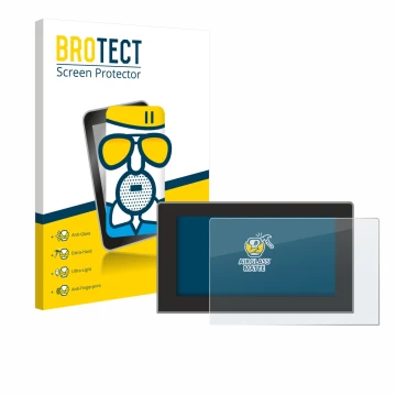 Front side of a product packaging with the brand logo BROTECT. Next to it is the device Cupra Formentor 2020-2022 Infotainment