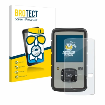 Front side of a product packaging with the brand logo BROTECT. Next to it is the device TPL Birdy Slim shown with the correspo