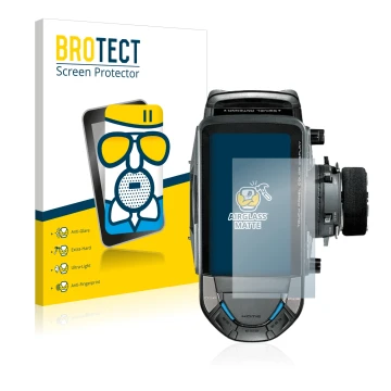 Front side of a product packaging with the brand logo BROTECT. Next to it is the device Futaba 10PX shown with the correspondi