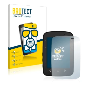 Front side of a product packaging with the brand logo BROTECT. Next to it is the device TwoNav Terra shown with the correspond