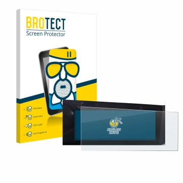 Front side of a product packaging with the brand logo BROTECT. Next to it is the device Opel Astra L 2023 shown with the corre