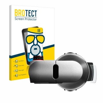 Front side of a product packaging with the brand logo BROTECT. Next to it is the device Bosch MUM Serie 8 OptiMUM MUM9AX5S00 s