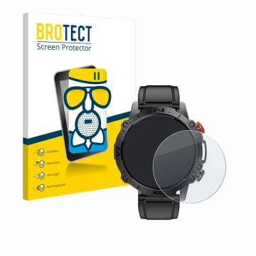 Front side of a product packaging with the brand logo BROTECT. Next to it is the device LIGE DFA-ST19 1.43