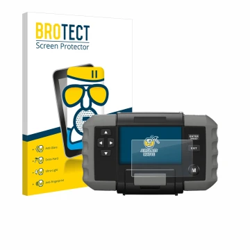 Front side of a product packaging with the brand logo BROTECT. Next to it is the device Topdon BT 600 shown with the correspon