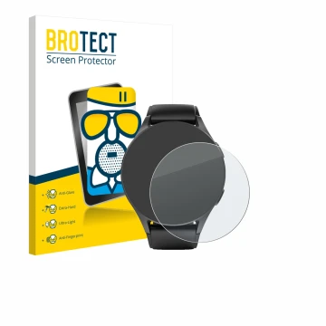 Front side of a product packaging with the brand logo BROTECT. Next to it is the device Hama 8900 (42 mm) shown with the corre