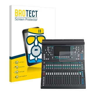 Front side of a product packaging with the brand logo BROTECT. Next to it is the device Allen&Heat SQ5 shown with the correspo