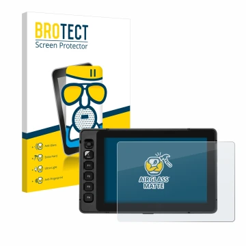 Front side of a product packaging with the brand logo BROTECT. Next to it is the device SmallHD Ultra 7 shown with the corresp