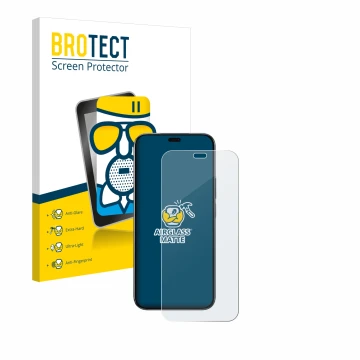 Front side of a product packaging with the brand logo BROTECT. Next to it is the device Honor 200 Lite shown with the correspo