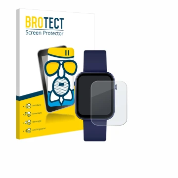 Front side of a product packaging with the brand logo BROTECT. Next to it is the device Reflex Active Series 12 shown with the