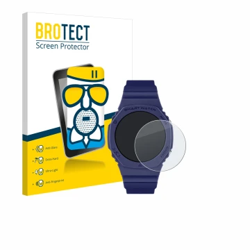 Front side of a product packaging with the brand logo BROTECT. Next to it is the device Reflex Active Series 26 shown with the