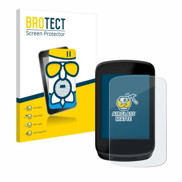 Front side of a product packaging with the brand logo BROTECT. Next to it is the device Magene C606 shown with the correspondi