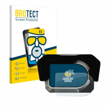 Front side of a product packaging with the brand logo BROTECT. Next to it is the device Kymco CV3 shown with the corresponding