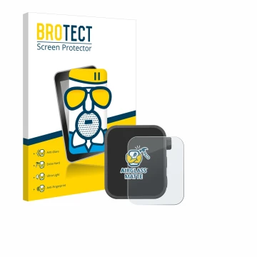 Front side of a product packaging with the brand logo BROTECT. Next to it is the device Godox X3 shown with the corresponding 