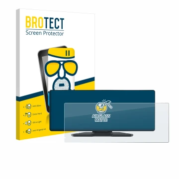 Front side of a product packaging with the brand logo BROTECT. Next to it is the device Carpuride W903 9.3