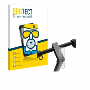 Front side of a product packaging with the brand logo BROTECT. Next to it is the device Navee S65 shown with the corresponding