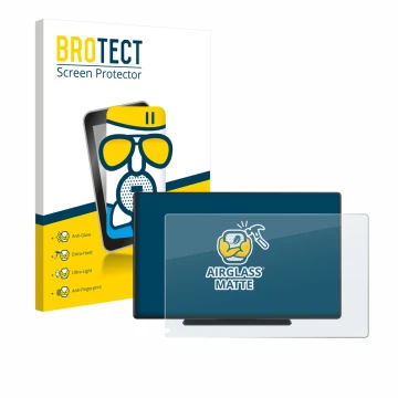 Front side of a product packaging with the brand logo BROTECT. Next to it is the device Carpuride C98 9