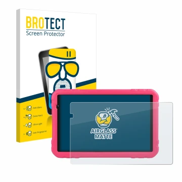 Front side of a product packaging with the brand logo BROTECT. Next to it is the device Juedur R500 10