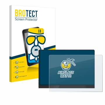 Front side of a product packaging with the brand logo BROTECT. Next to it is the device Uperfect UColor O2 16