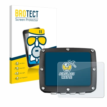 Front side of a product packaging with the brand logo BROTECT. Next to it is the device Ratio iX3M 2 Pro shown with the corres