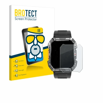 Front side of a product packaging with the brand logo BROTECT. Next to it is the device Iowodo W60 2