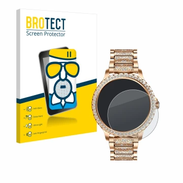 Front side of a product packaging with the brand logo BROTECT. Next to it is the device LIGE BW1845A-CC 1.32