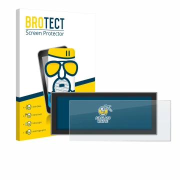 Front side of a product packaging with the brand logo BROTECT. Next to it is the device Peugeot Partner (2025) shown with the 