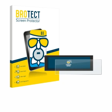 Front side of a product packaging with the brand logo BROTECT. Next to it is the device EcoFlow DELTA 3 Plus shown with the co