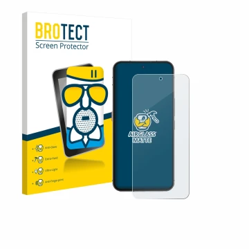 Front side of a product packaging with the brand logo BROTECT. Next to it is the device Oukitel WP200 Pro shown with the corre