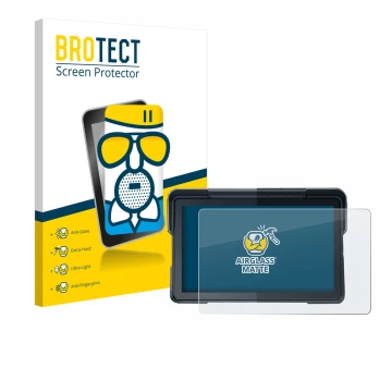 Front side of a product packaging with the brand logo BROTECT. Next to it is the device Lamtto RC19 7