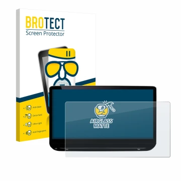 Front side of a product packaging with the brand logo BROTECT. Next to it is the device Skoda Octavia Combi Selection 13