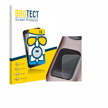 Front side of a product packaging with the brand logo BROTECT. Next to it is the device Specialized Turbo Levo 4 shown with th