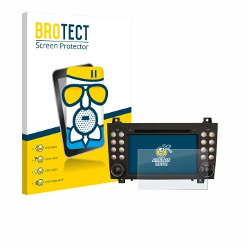 Front side of a product packaging with the brand logo BROTECT. Next to it is the device Erisin ES8940S 7
