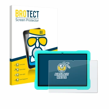 Front side of a product packaging with the brand logo BROTECT. Next to it is the device UJJ U8 shown with the corresponding sc