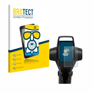 Front side of a product packaging with the brand logo BROTECT. Next to it is the device Segway GT3 Pro shown with the correspo