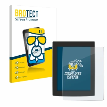 Front side of a product packaging with the brand logo BROTECT. Next to it is the device Volvo XC90 11.2