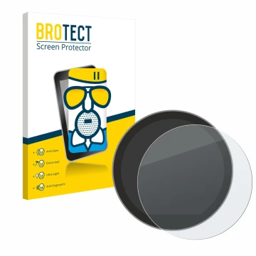 Front side of a product packaging with the brand logo BROTECT. Next to it is the device Mini Cooper S 2024 shown with the corr