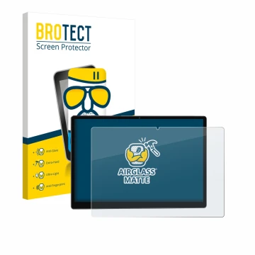 Front side of a product packaging with the brand logo BROTECT. Next to it is the device BEYNIVAN T181-EEA 14