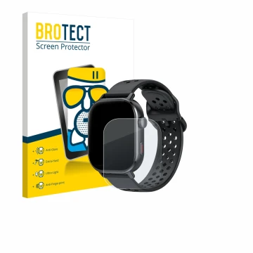 Front side of a product packaging with the brand logo BROTECT. Next to it is the device Jugeman P131 2.06